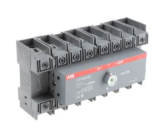 63-7965-05　4 Pole DIN Rail Non F***d Isolator Switch, 4NO, 100 A　OT100F4C  1SCA105019R1001