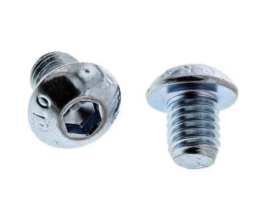 63-8028-29　RS PRO M8 x 10mm Hex Socket Button Screw Bright Zinc Plated Steel　822-9195