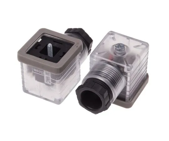 63-8015-05　RS PRO 2P+E DIN 43650 A, Female Solenoid Valve Connector, 250 V ac Voltage　811-8310