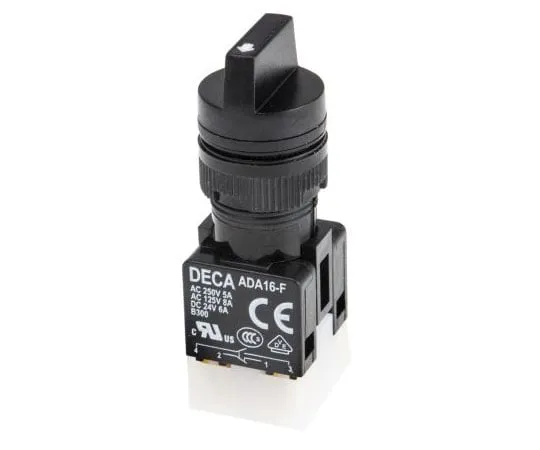 63-8025-69　RS PRO, 3 Position NC/NO Rotary Switch, 5 A @ 250 V ac, Solder　820-0472