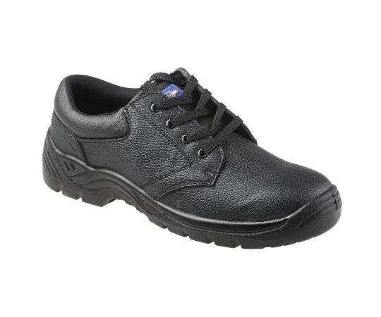 63-7986-04　RS PRO Black Steel Toe Men Safety Shoes, UK 11, US 12　790-4029