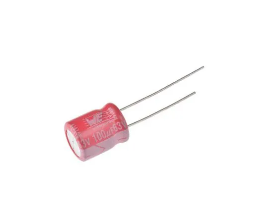 63-8037-61　Wurth Elektronik 100μF 63V dc Aluminium Electrolytic Capacitor, Through Hole 10 (Dia.) x 12.5mm +105°C 10mm 5mm　860080775013