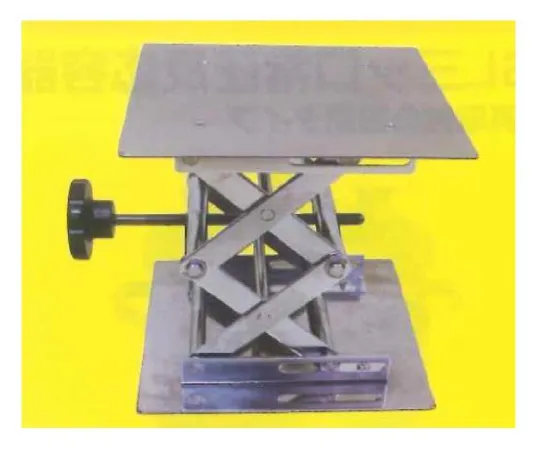 62-7087-03　PTFE Electroless Coated USL All Stainless Steel Jack (dial type) 100 x 100 mm 00N-017-01　00N-017-01