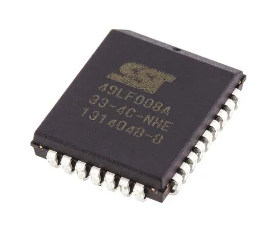 63-7760-80　Microchip, Parallel 8Mbit Flash Memory, 120ns, 32-Pin PLCC　SST49LF008A-33-4C-NHE