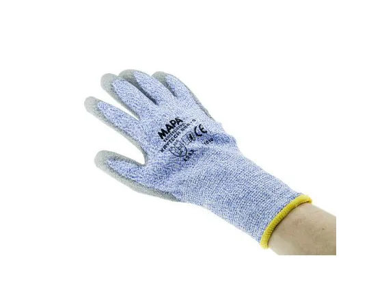 63-7955-86　Mapa Spontex Krytech 586 PUR Polyurethane-Coated Cut Resistant Gloves, size 9, Grey　586419
