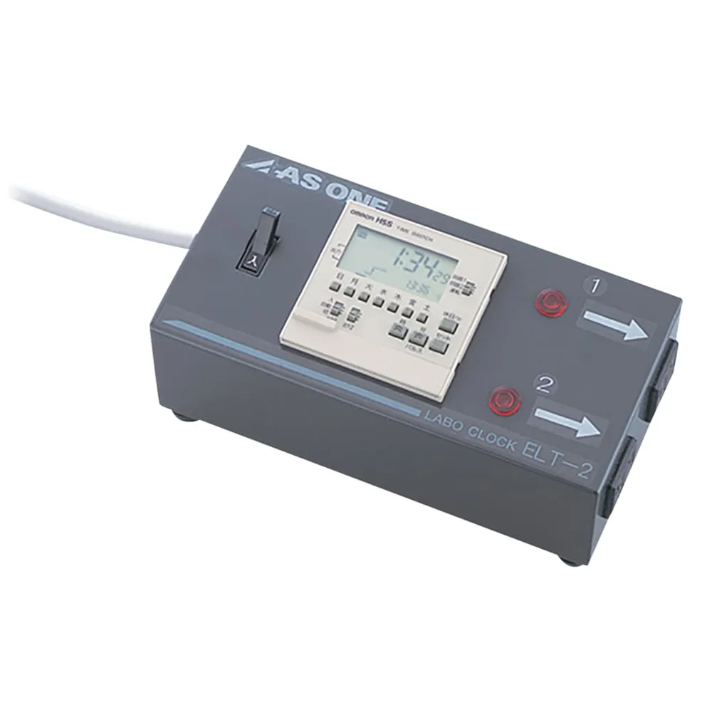 6-5714-01　［Discontinued］Lab Clock Programmable Timer 7 Days x AM,/PM Configuration　ELT-2
