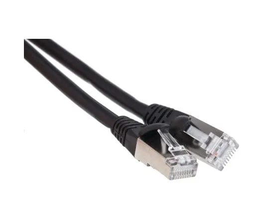 63-7968-35　RS Pro Shielded Cat6a Cable 3m, Black, Male RJ45/Male RJ45　778-5177