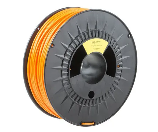 63-8035-87　RS PRO 2.85mm Orange PLA 3D Printer Filament, 1kg　832-0286