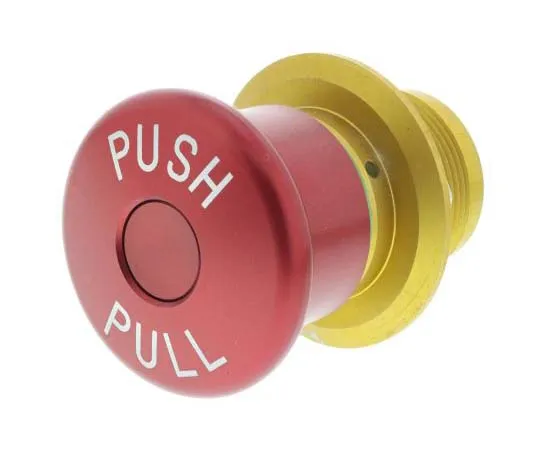 63-7820-15　Apem, Red, Pull to Reset 34mm Mushroom Head Emergency Button　ES2S41653001