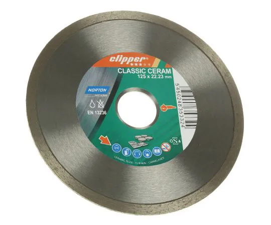 63-7992-23　Norton Ceram Diamond Cutting Disc, 125mm Diameter, 1.2mm Thick　70184626826