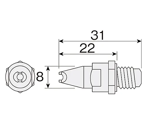 61-0484-77　［Discontinued］Nozzle　HS-818
