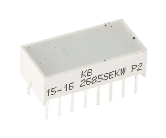 63-7755-01　KB-2685SEKW Kingbright Light Bar LED Display, Orange 380 mcd　KB-2685SEKW