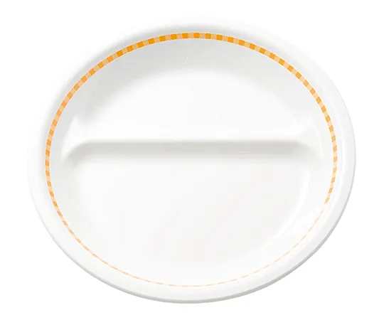 62-2923-86　［Discontinued］Round Partition Dish Crook　KSW-113