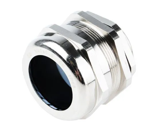 63-8035-54　RS Pro M40 Cable Gland With Locknut, Nickel Plated Brass, IP68　831-9030