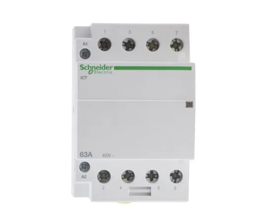 63-7989-06　Schneider Electric 4 Pole Contactor, 63 A, 24 V ac Coil, Acti 9, 4NO　A9C20164