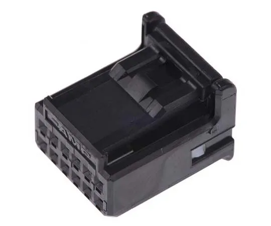 63-7756-89　TE Connectivity MULTILOCK 025 Series, 2 Row 12 Way Cable Mount Plug Housing　1376675-1