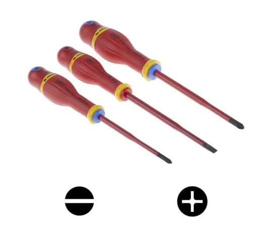 63-8046-11　Facom VDE Phillips, Slotted Screwdriver Set 5 Piece　ATD.J5TVEPB