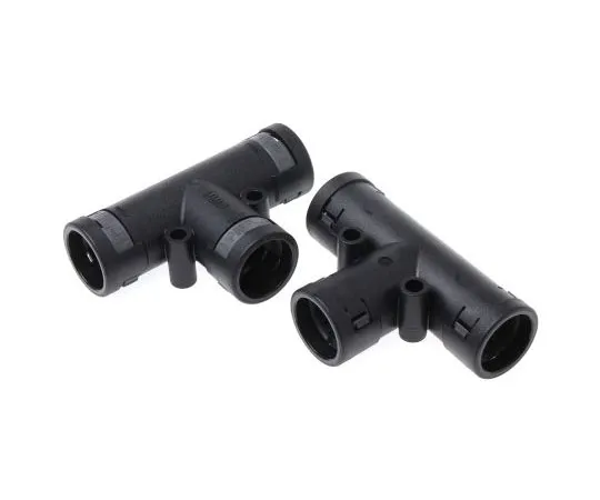 63-7966-40　PMA T Piece Cable Conduit Fitting, PA 6 Natural 17mm nominal size IP66　BVTD-171717GT