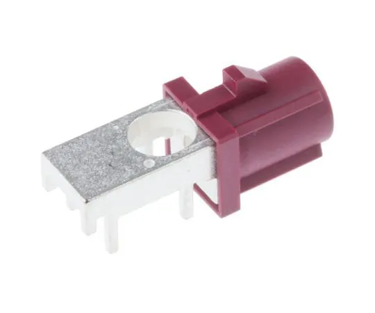 63-7966-93　Telegartner Right Angle SMB Connector Male Surface Mount Coaxial Plug, Solder Termination　4408.SMBA.1D10.009