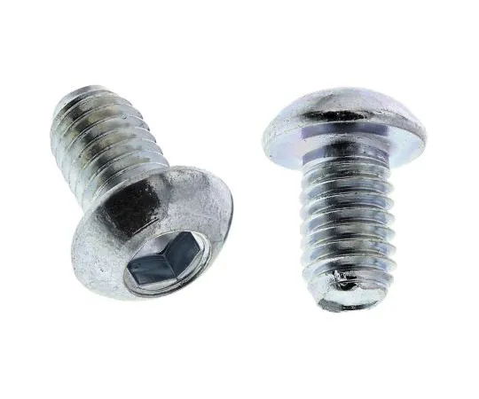63-8028-25　RS PRO M6 x 10mm Hex Socket Button Screw Bright Zinc Plated Steel　822-9183