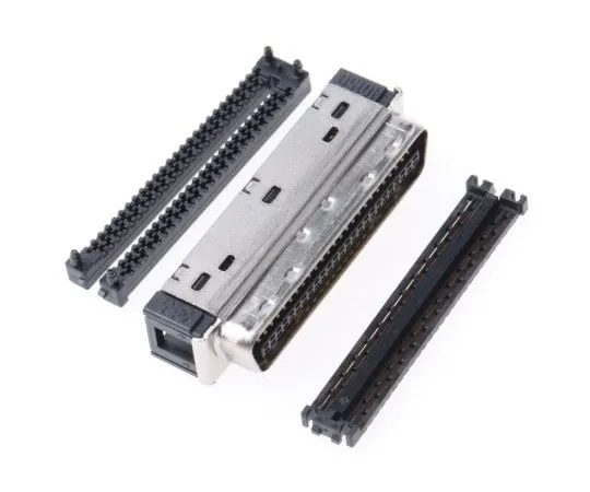 63-7958-33　3M 101 Series 1.27mm Pitch 50 Way Mini D Ribbon IDC Connector, Plug, Steel Shell　10150-6000EC