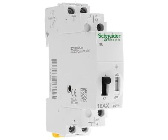 63-7989-15　2P Impulse Relay With 2NO Contacts, 16 A, 110 V dc, 230 → 240 V ac Coil　A9C30812