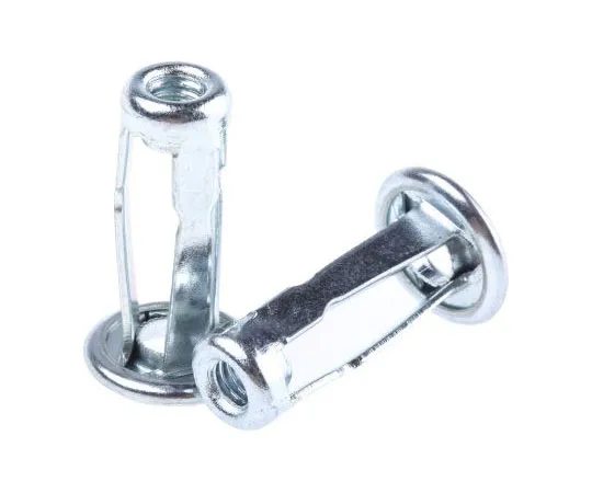 63-7953-11　RS Pro Bright Zinc Plated, M4 Steel Threaded Insert, 11.89mm diameter 8.38mm Depth 21.36mm　768-0723