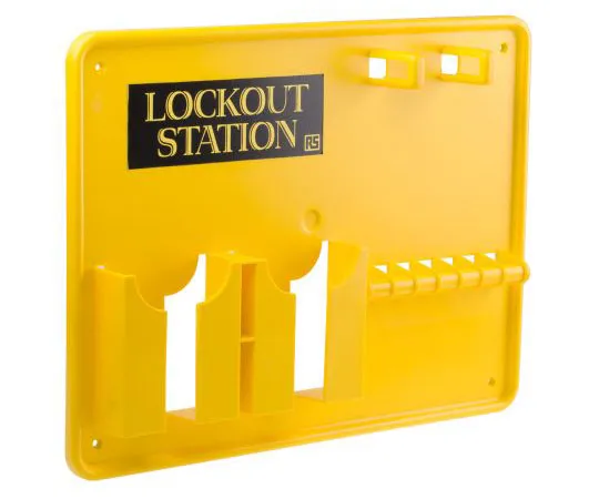 63-8024-75　7 Padlock Lockout Station　818-8082