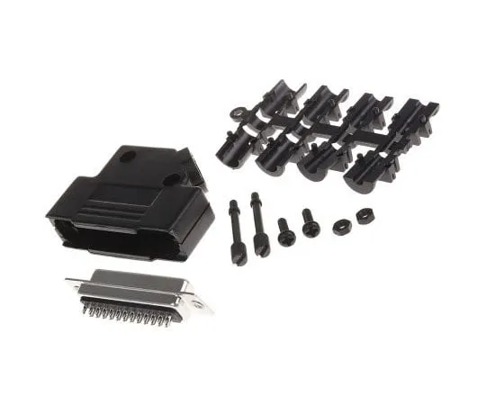 63-7980-26　MHD45PPK Series, 45 ° 25 Way D-Sub Socket Connector Kit With Hood and Inserts　MHD45PPK25-DB25S-K