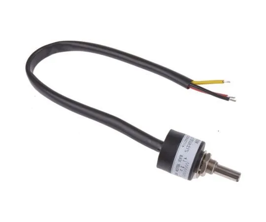 63-8038-99　RS Pro 1 Gang Rotary Wirewound Potentiometer with a 6.35 mm Dia. Shaft, 5kΩ, ±20%, 1W, Linear　842-7116