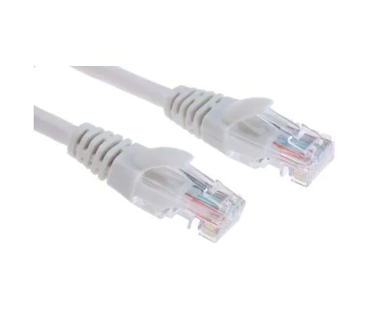 63-7780-40　RS Pro White PVC Cat5e Cable Unshielded, 1m Male RJ45/Male RJ45　738-8442