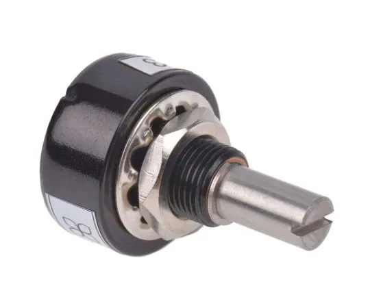 63-8038-97　RS Pro 1 Gang Rotary Conductive Plastic Potentiometer with a 6.35 mm Dia. Shaft, 1kΩ, ±20%, 1W, Linear　842-7113