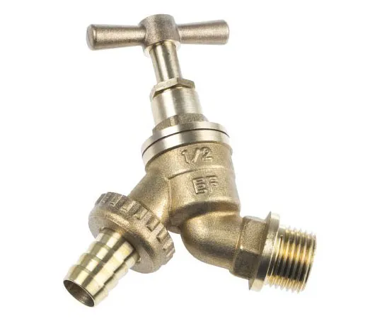 63-7972-97　RS Brass Outside Tap, 1/2 in BSPP, 3/4 in BSPP　784-5728