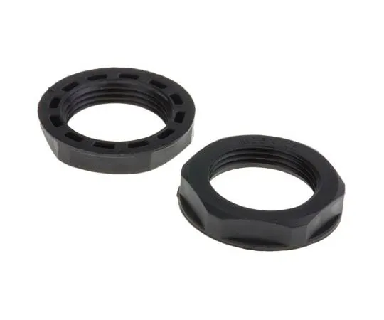 63-8029-35　RS PRO Black Nylon 66 Cable Gland Locknut, M25 Thread, IP68　822-9849