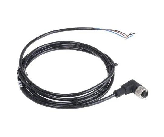 63-8053-18　RS PRO Right Angle M12 to Unterminated Cable assembly, 3 Core 2m Cable　877-1117