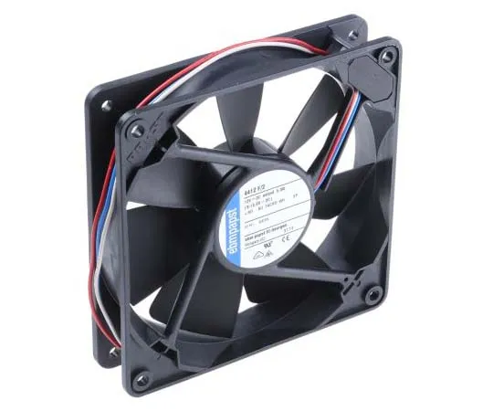 63-7808-38　ebm-papst 4400F Series Axial Fan, 119 x 119 x 25mm, 170m³/h, 5.3W, 12 V dc　4412F/2-RS0