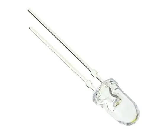 63-7955-79　3.2 V Cyan LED 5mm Through Hole, Broadcom HLMP-CE34-Y1CDD　HLMP-CE34-Y1CDD