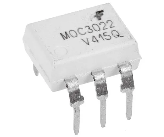 63-8007-71　ON Semiconductor, MOC3022TVM AC Input Phototriac Output Optocoupler, Through Hole, 6-Pin DIP　MOC3022TVM