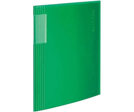 61-0559-54　［Discontinued］Clear Book A4 Vertical Fixed-Type 40-Sheets Pocket Green　ラ-N40G