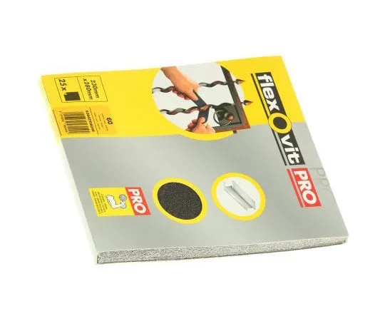 63-7962-33　Flexovit 60 Aluminium Oxide Emery Cloth, 280 x 230mm　63642558249