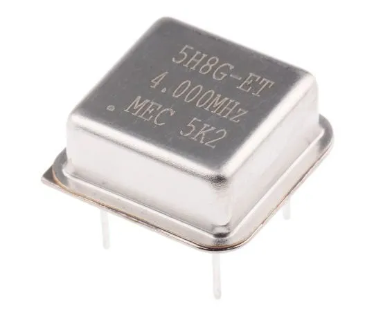 63-7952-86　MERCURY, 4 MHz Clock Oscillator, ±50ppm HCMOS, TTL, 8-Pin PDIP 5H8ET-4.000　5H8ET-4.000