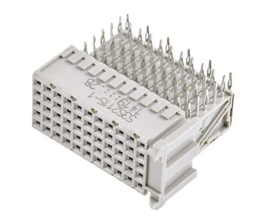 63-7781-71　TE Connectivity Z-PACK HM Series 2mm Pitch Hard Metric Type C Backplane Connector, Female, Right Angle, 11 Column, 5　5352115-1