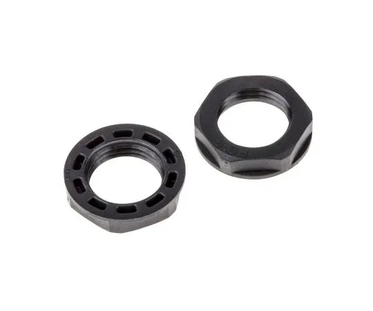 63-8029-06　RS PRO Black Nylon 66 Cable Gland Locknut, PG9 Thread, IP68　822-9717
