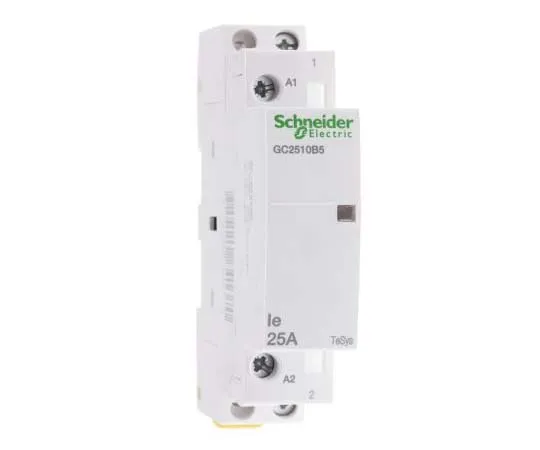 63-7790-88　Schneider Electric 1 Pole Contactor, 25 A, 24 V ac Coil, Tesys GC, 1NO　GC2510B5