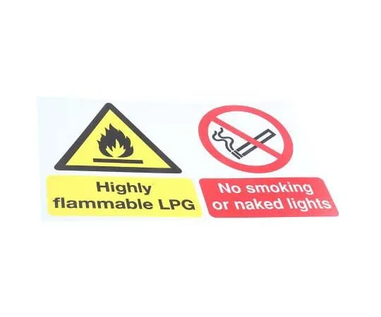 63-7815-69　RS PRO 1 x Fire Safety Sign (English), Black/Red/White/Yellow PP　763-1715