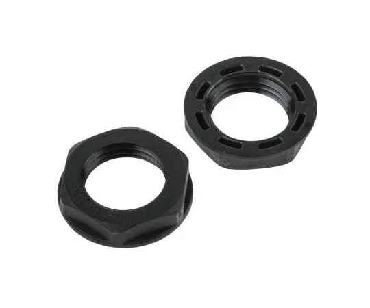63-8029-32　RS PRO Black Nylon 66 Cable Gland Locknut, M16 Thread, IP68　822-9836