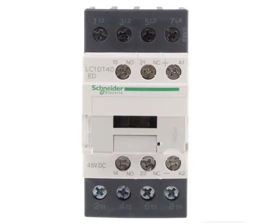 63-7792-01　Schneider Electric 4 Pole Contactor, 40 A, 48 V dc Coil, TeSys D, 4NO　LC1DT40ED