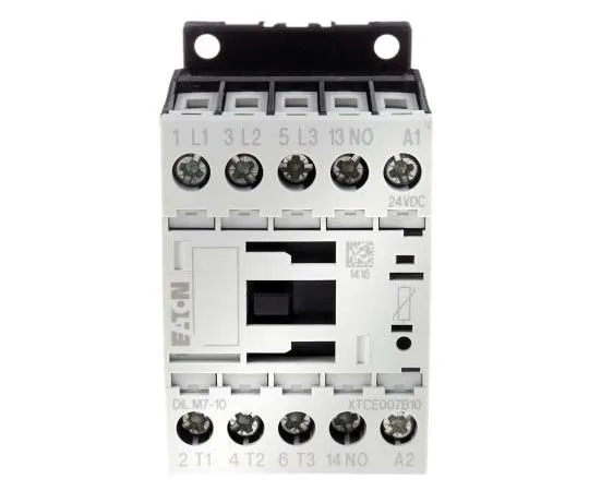 63-7789-42　Eaton 3 Pole Contactor, 7 A, 24 V dc Coil, xStart, 3NO, 3 kW　276565 & DILM7-10(24VDC)