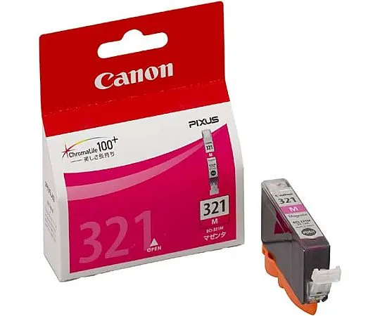 61-0515-27　［Discontinued］Canon Genuine Ink Cartridge BCI-321M (Magenta)　2929B001