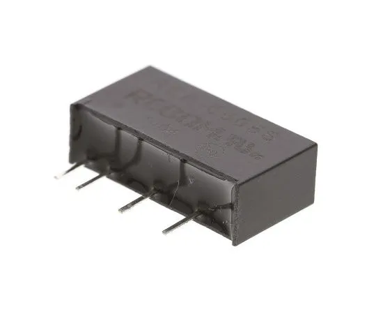 63-7967-15　Recom REE 1W Isolated DC-DC Converter Through Hole, Voltage in 4.5 → 5.5 V dc, Voltage out 5V dc　REE-0505S